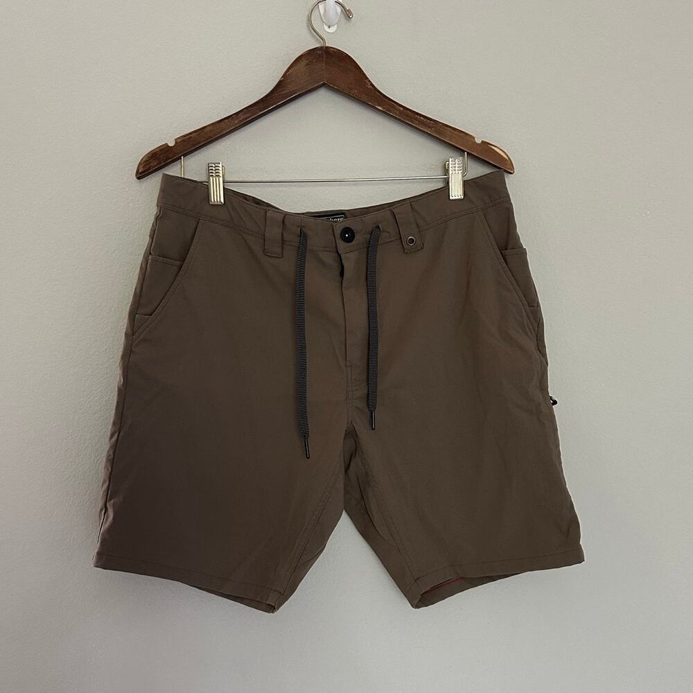 686 Everywhere Hybrid Short Slim Fit Brown size 34